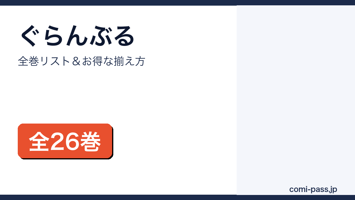 ぐらんぶる 全巻まとめ買いガイド