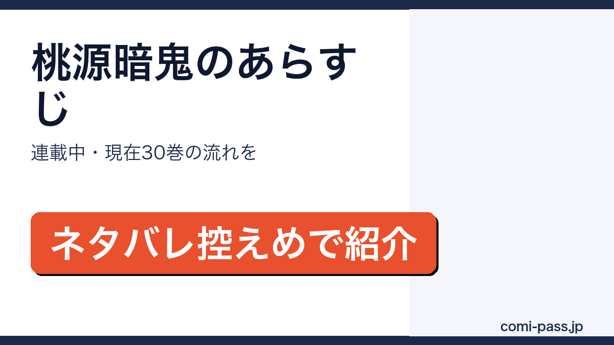 桃源暗鬼のあらすじをネタバレ控えめで紹介するアイキャッチ画像