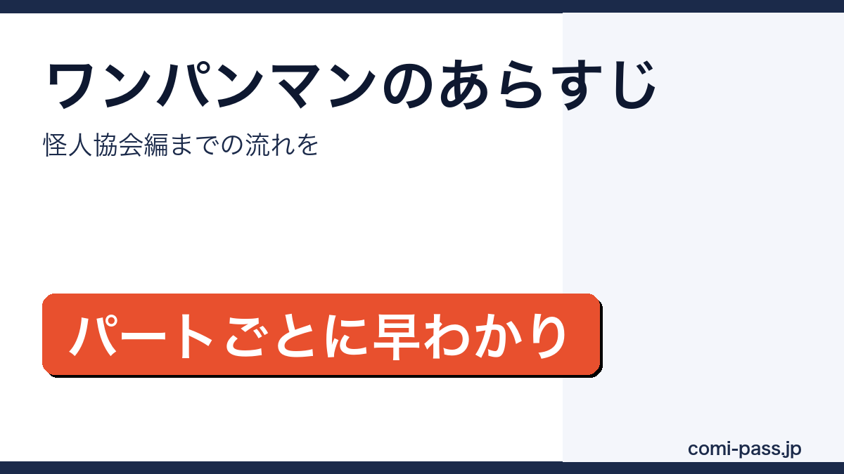 ワンパンマンのあらすじを最初から解説するアイキャッチ画像