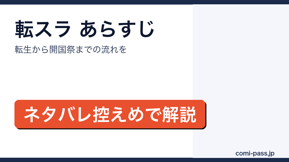 転生したらスライムだった件のあらすじを解説するアイキャッチ画像