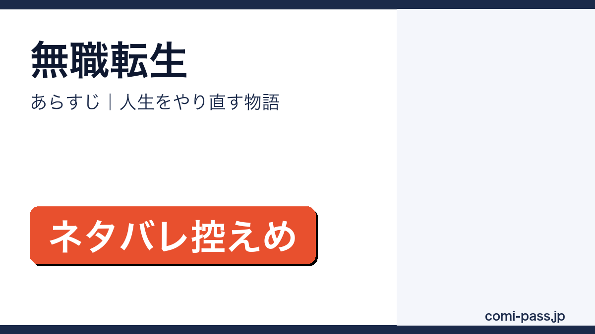 無職転生のあらすじを解説するアイキャッチ画像