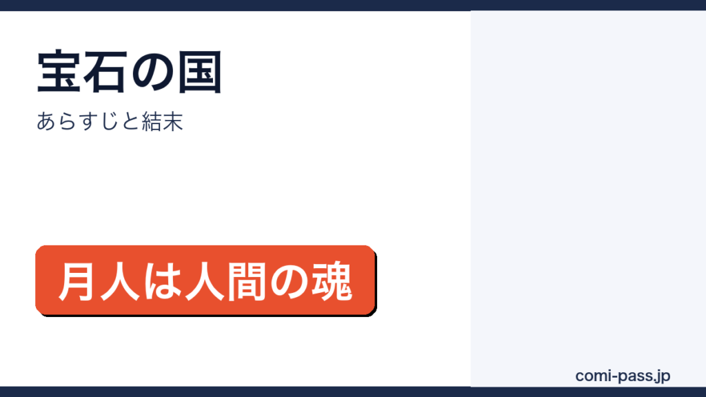 宝石の国のあらすじと結末を解説するアイキャッチ画像