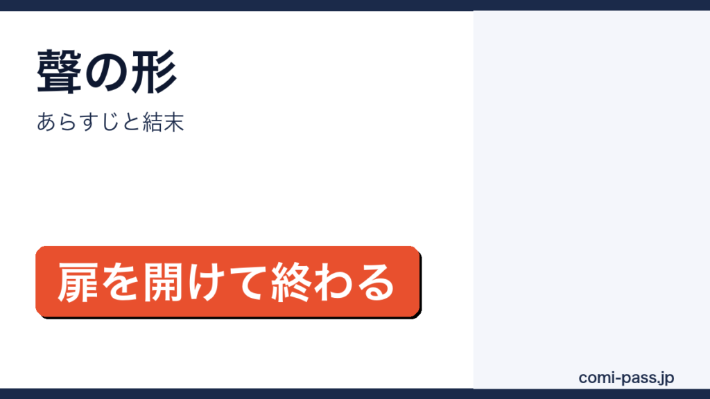 聲の形のあらすじと結末を解説するアイキャッチ画像