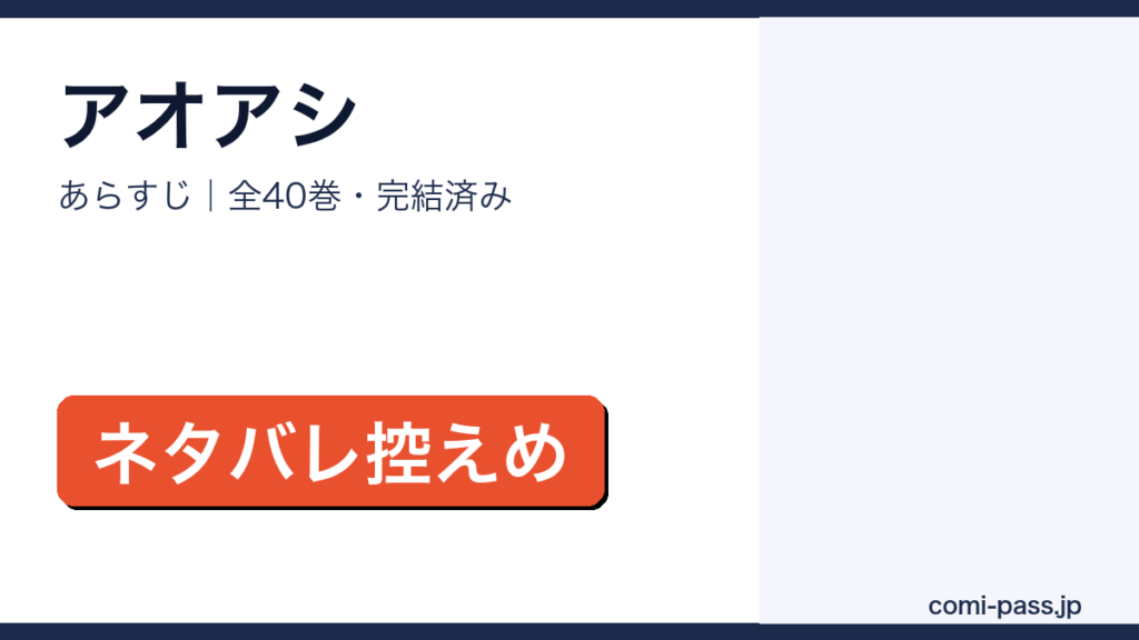 アオアシのあらすじを解説するアイキャッチ画像