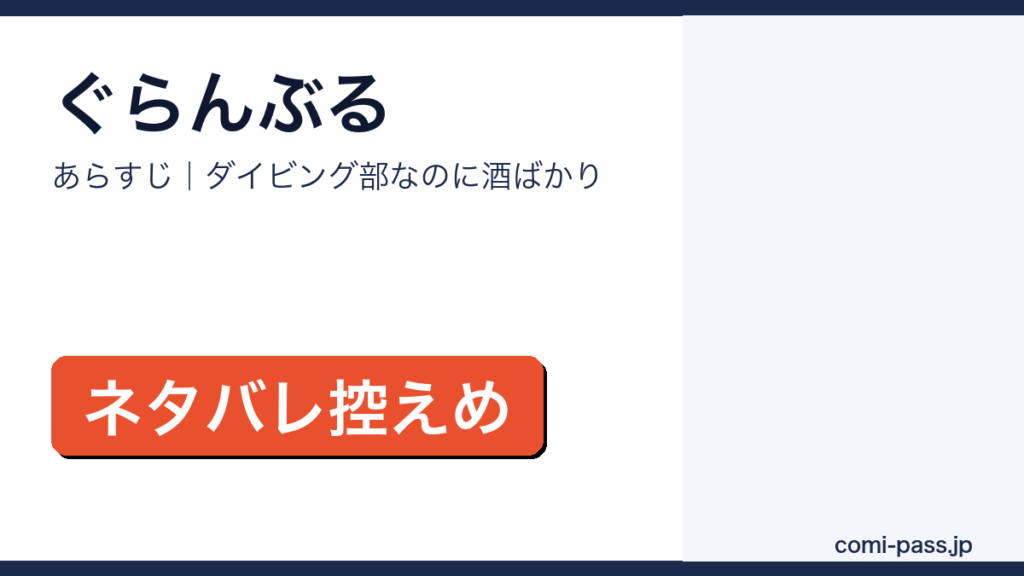 ぐらんぶるのあらすじを解説するアイキャッチ画像